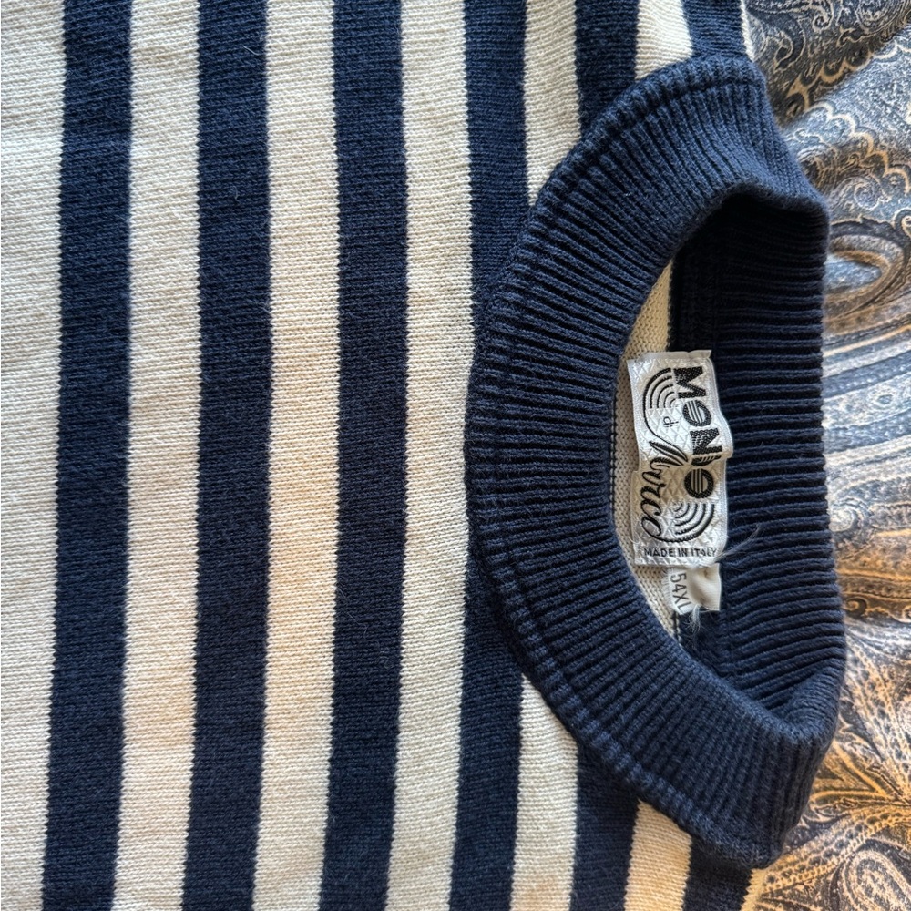 Mondo stripe cotton sweater xl
